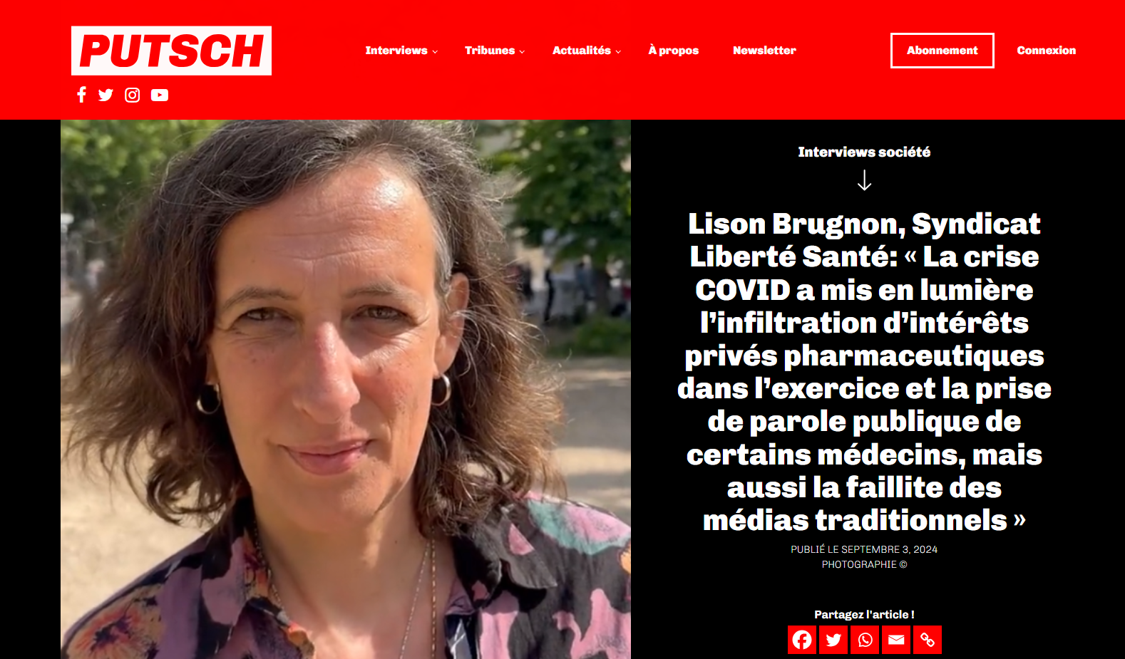 Lison Brugnon interview SLS PUTSCH Nicolas Vidal Syndicat Liberté Santé.jpg